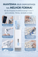 Kit Completo 7 em 1 para Limpeza de Eletrônicos