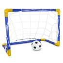 Mini Gol Portátil de Futebol com Rede, Bola e Bomba