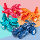 Mini Carrinho Dinossauro 2 em 1