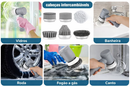 Escova Elétrica 6 em 1 – Limpeza Profunda Sem Esforço