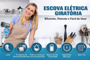 Escova Elétrica 6 em 1 – Limpeza Profunda Sem Esforço